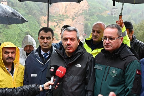 Vali Baydaş'tan Heyelan Uyarısı: "Dikkatli Olalım"