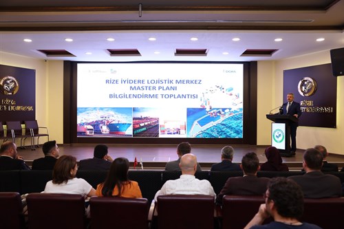 Rize İyidere Lojistik Merkez Master Planı Bilgilendireme Toplantısı Gerçekleştirildi